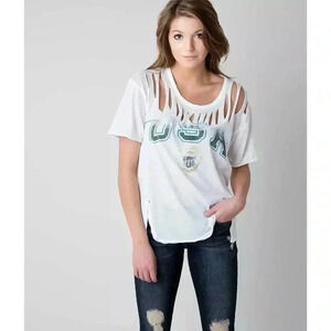 Free People All Torn Up T Shirt